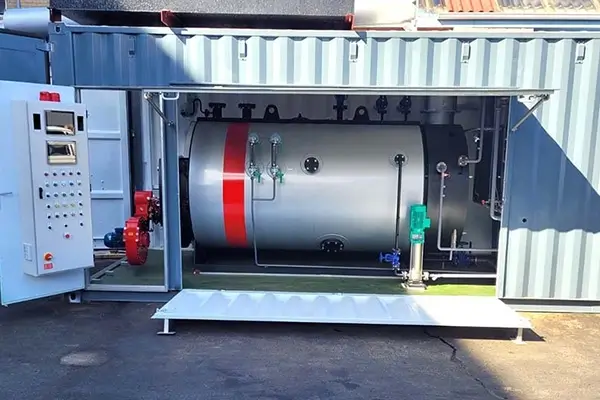 Skid-mounted electric heating steam boiler