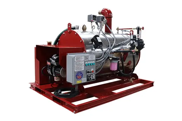 Skid-mounted electric heating steam boiler