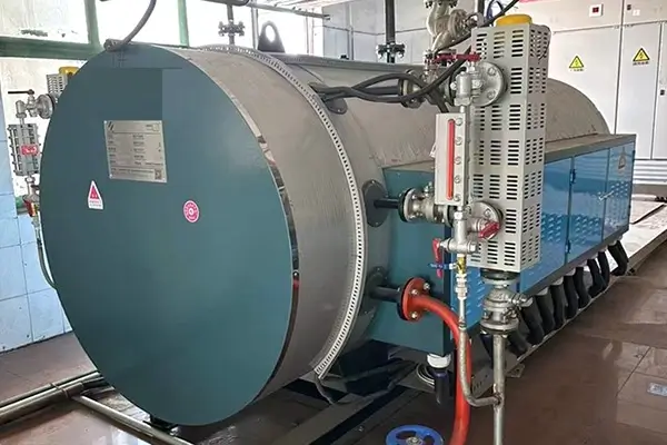 Skid-mounted electric heating hot water boiler