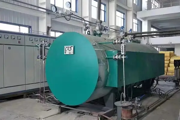 Skid-mounted electric heating hot water boiler